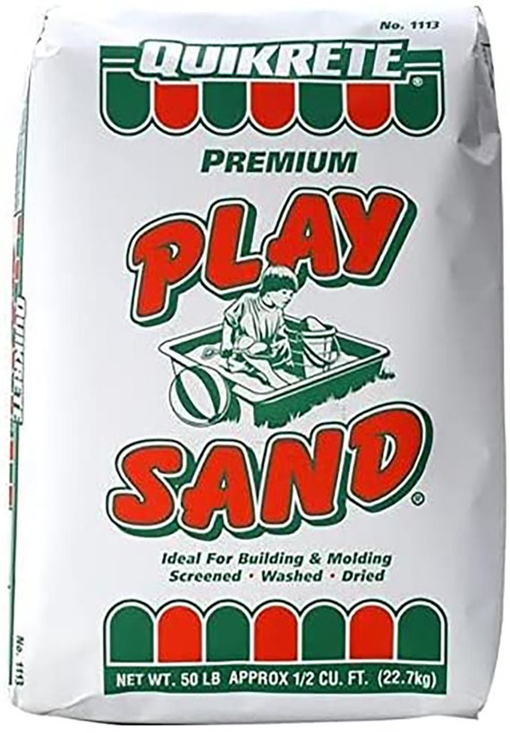 50 LB Premium Grade Quikrete Play Sand for Sandbox Craft Etsy