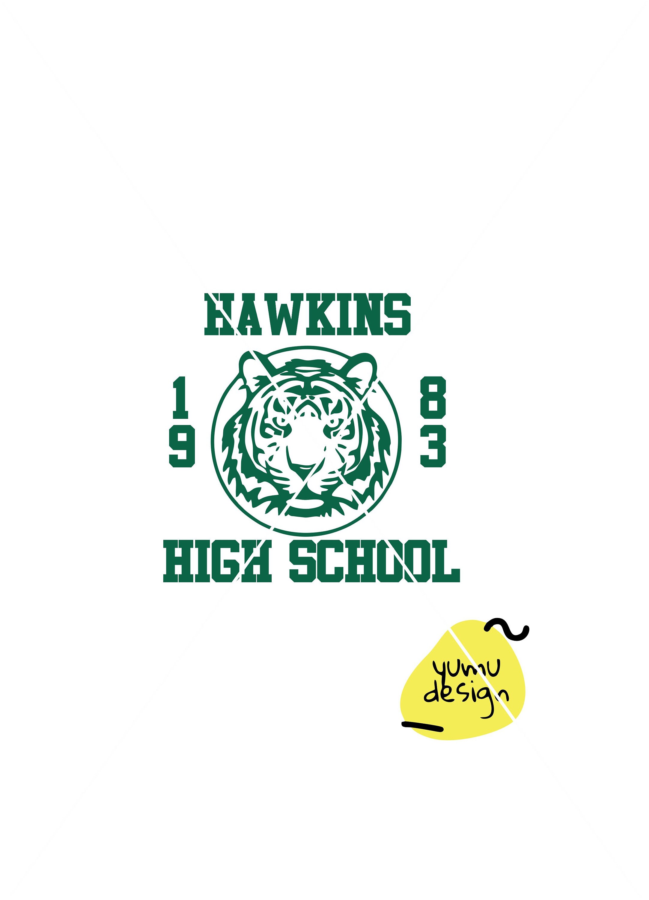 Hawkins Shirt Svg Hawkins Svg Hawkins High School 1983 Green Etsy