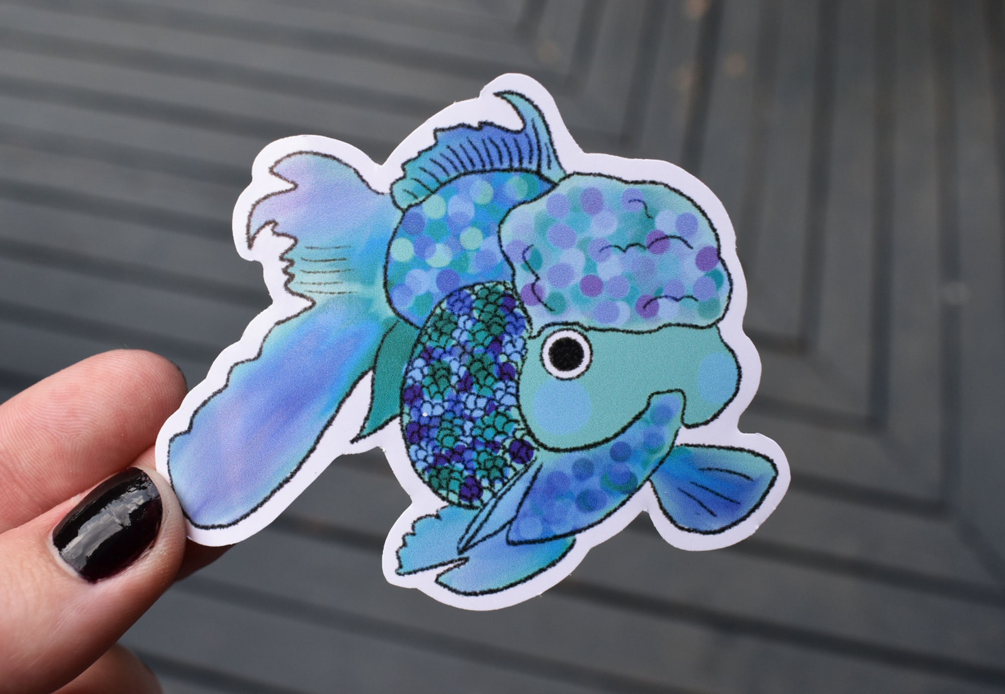 Fat Goldfish Sticker Gold Fish Sticker Bundle| Fish Sticker| Gold Fish| Color Fish| Ocean ...