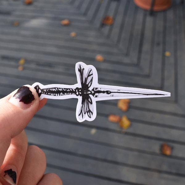 Dagger Sticker| Waterproof Sticker| Sticker| Dagger| Jude Inspired| Cruel Prince| Book Sticker| Stickers| Water Bottle Sticker| Notebook|