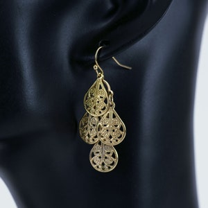 Mobile dangle earrings, three sets