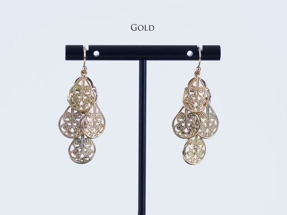 Mobile dangle earrings, three sets - image 5