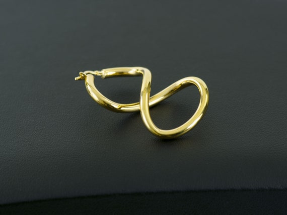 Gold Plated Infinity Earrings - image 6