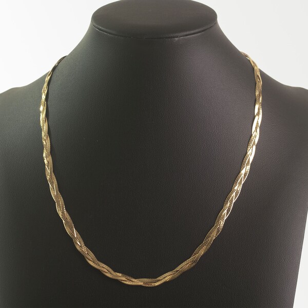 Shop Herringbone Necklace Etsy