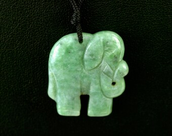 Jade Elephant Pendant