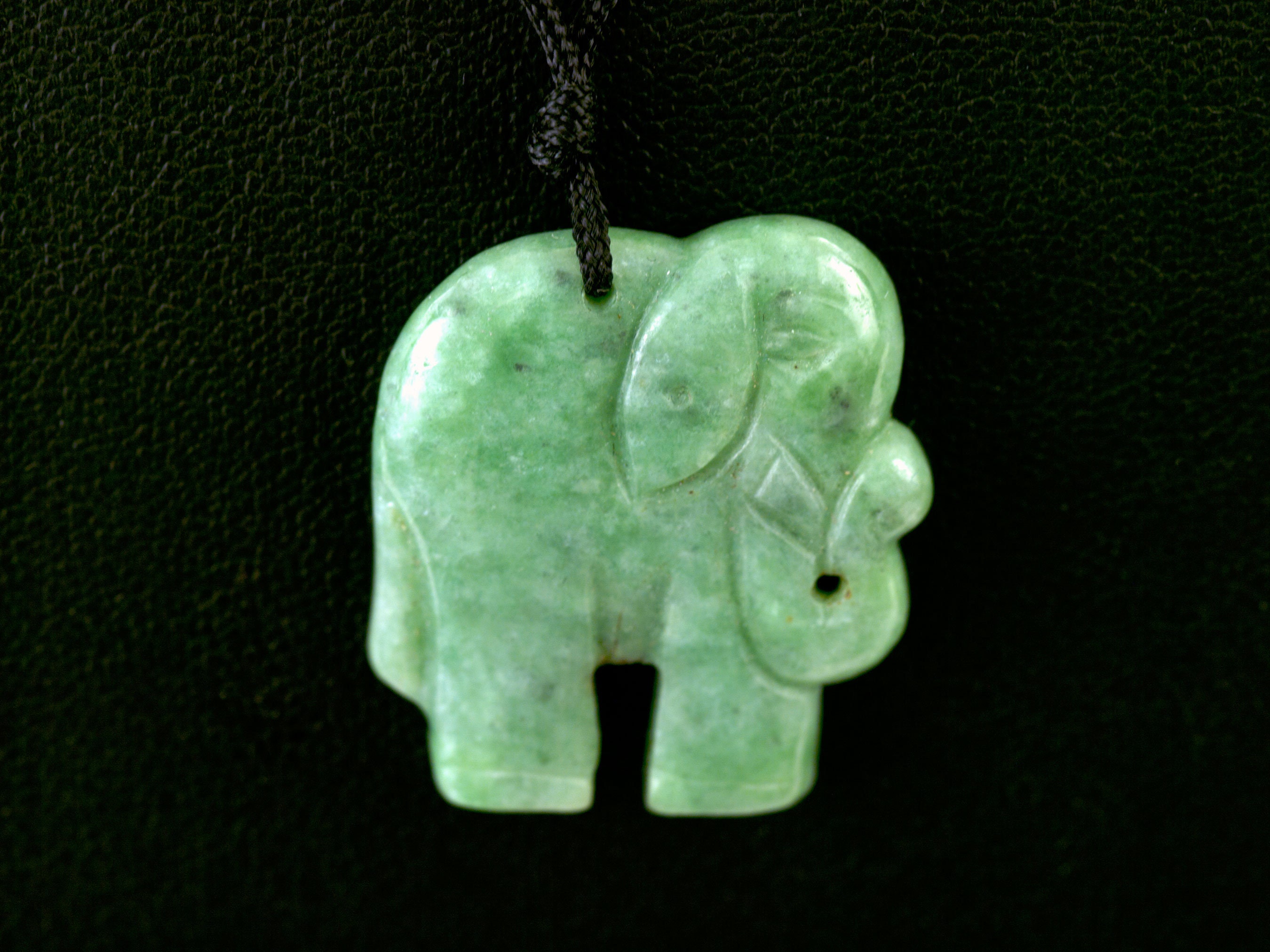 Jade Elephant Pendant Etsy Australia