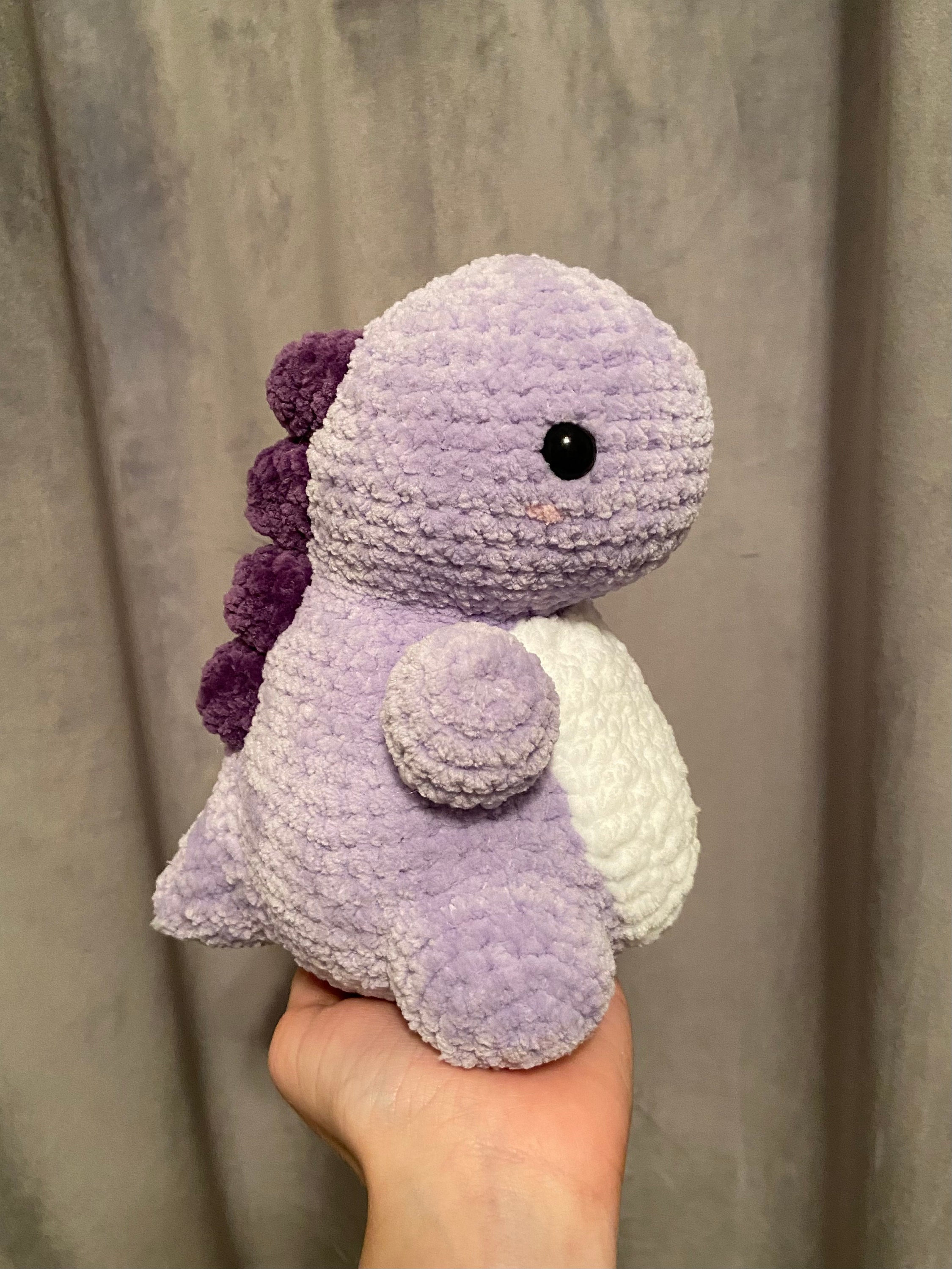 Purple dinosaur stuffed animal outlet