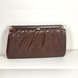 Vintage brown clutch wallet
