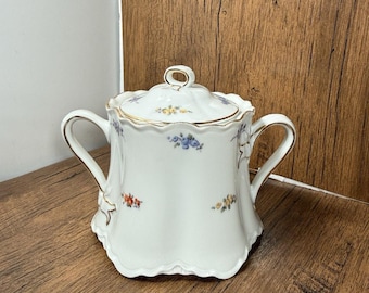 K&A Krautheim Selb Bavaria Germany Floral Sugar Bowl, Candy Dish