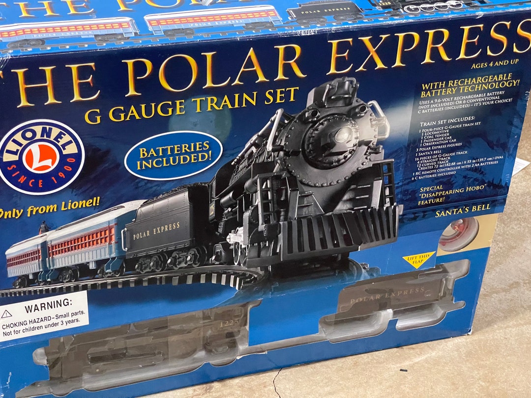 Lionel the Polar Express Ggauge Battery Remote Train Set Etsy
