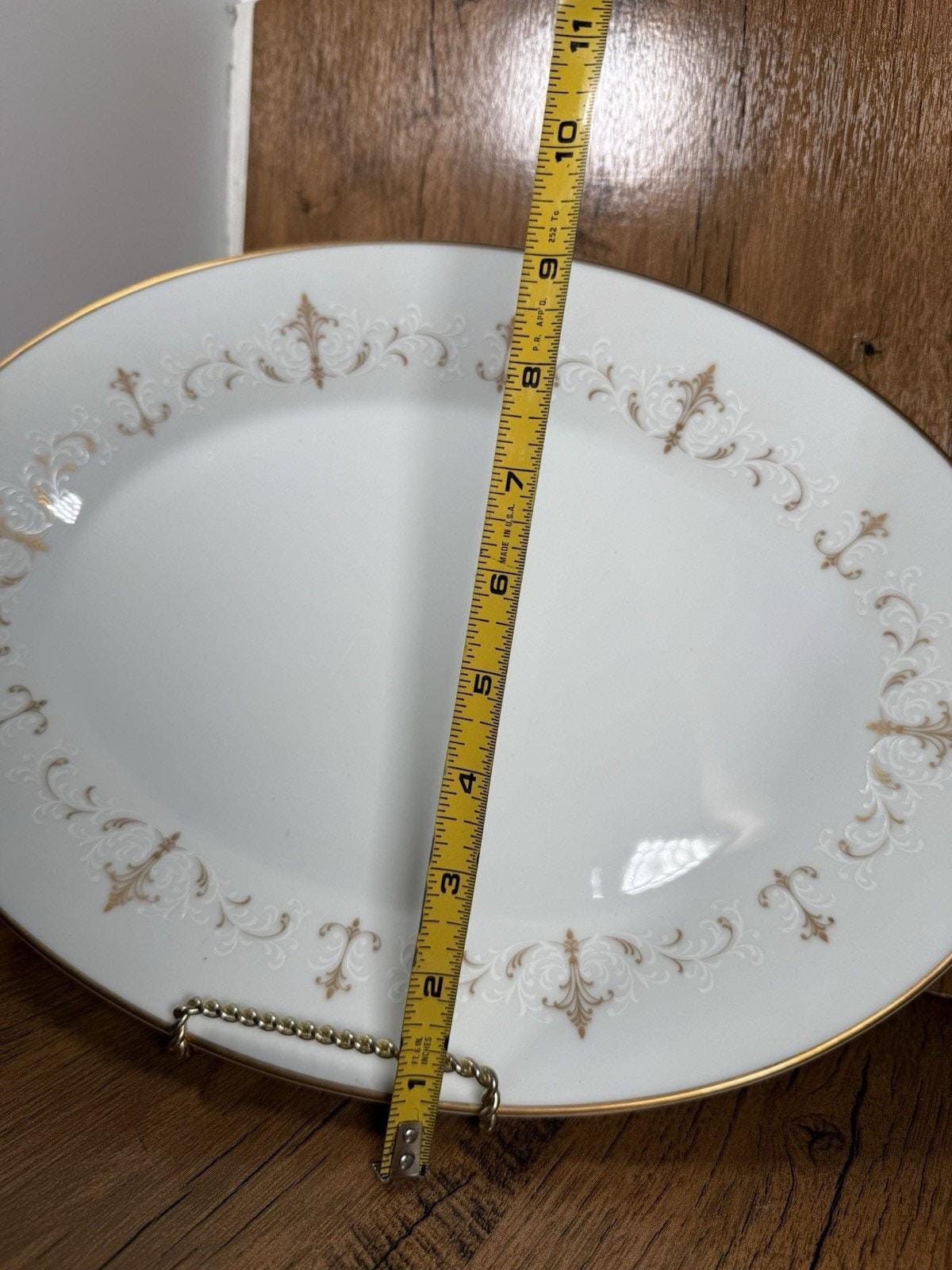 ノリタケ 日本製サービングプラッター「コートニー」 #6520 13.5インチ