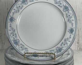 Noritake Contemporary Fine China Blue Hill Salatteller 2482 6er-Set - 8 1/4"