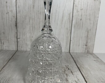 Crystal Bell Harvard Style Clear Glass