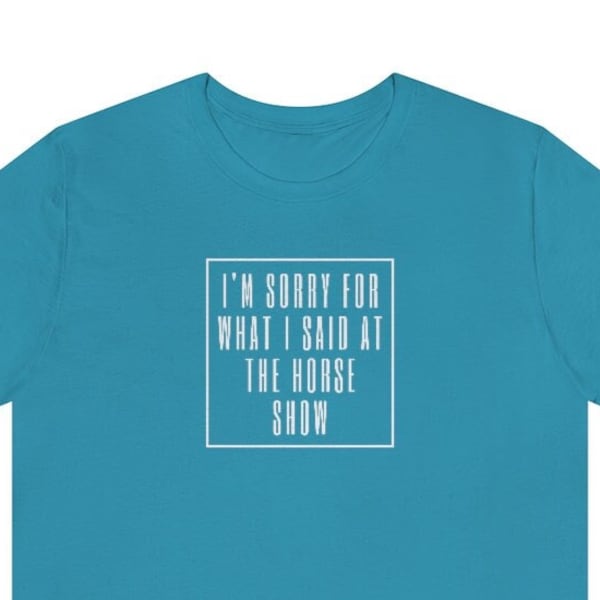Horse Show Clothing Etsy
