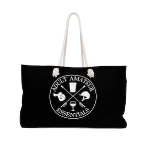 Adult Amateur Essentials, Black Weekender Bag