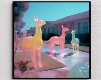 Glass Pets - Surreal 1960s Art Print