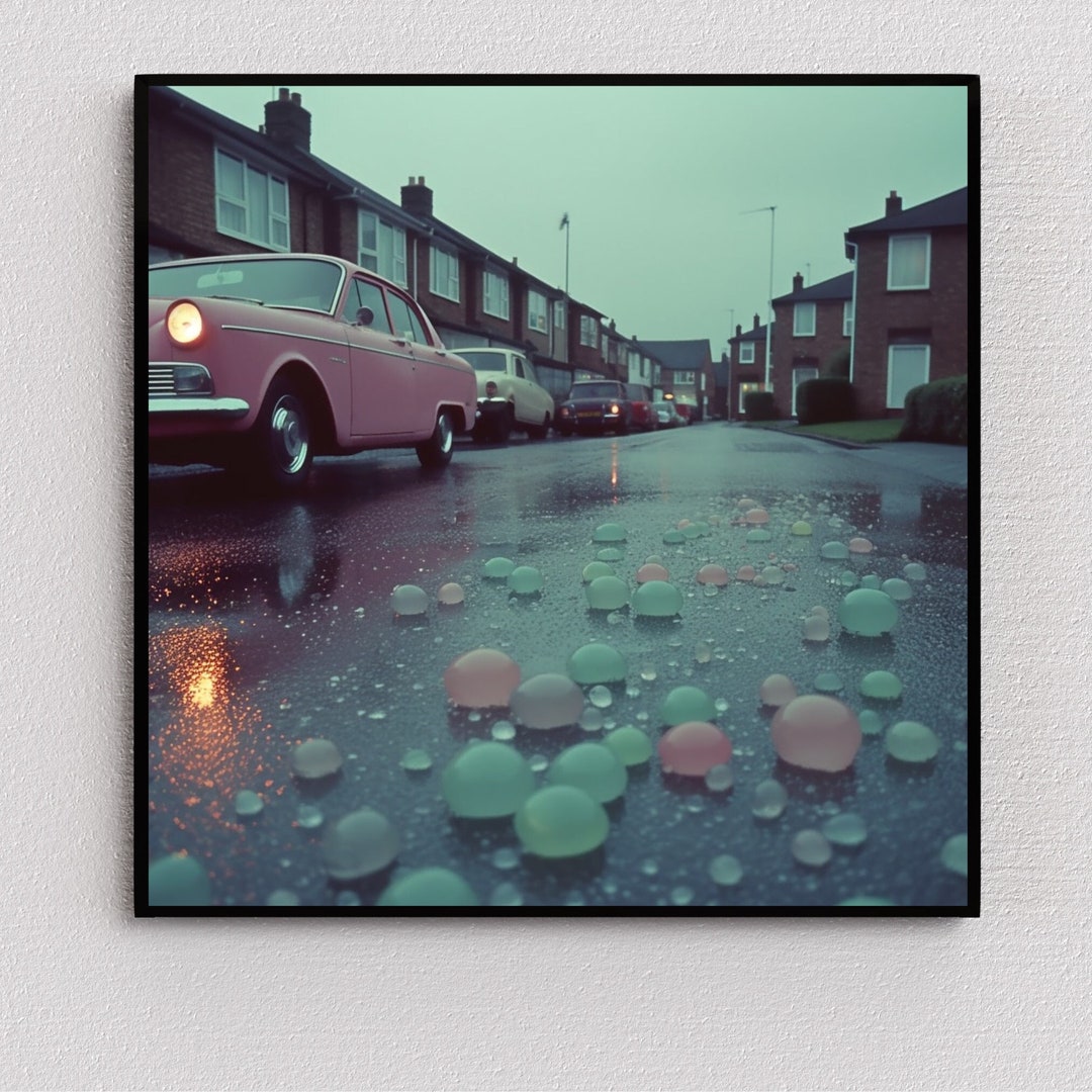 1960s Gumdrop Rain Printable Digital Download Etsy