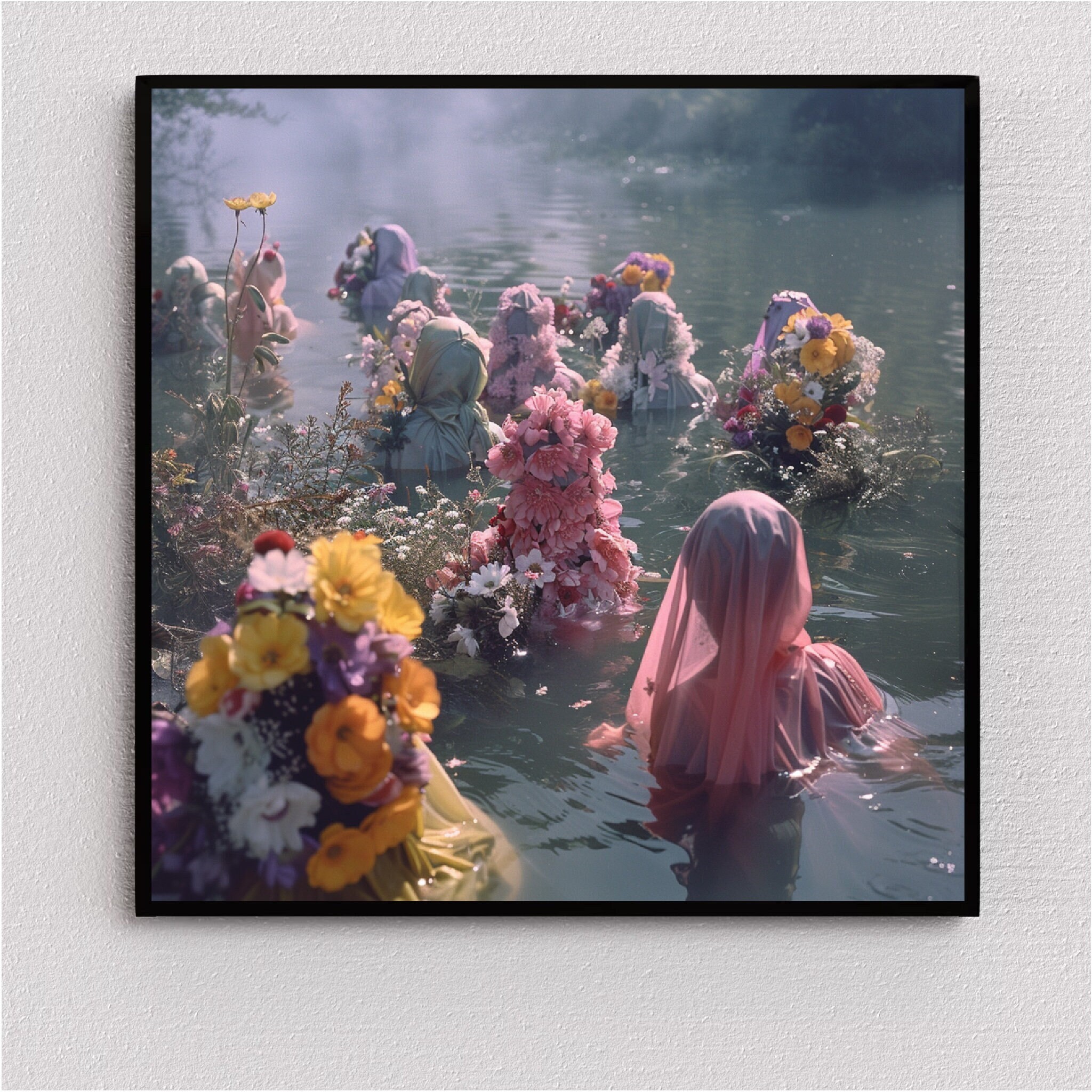 Lace Lake Serenity Art Print