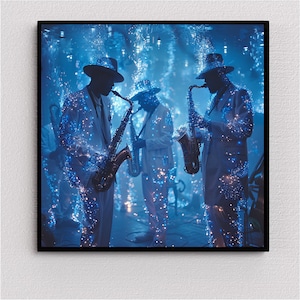 1960s Dreamy Jazz    Speakeasy – Atmospheric Art Print #2
