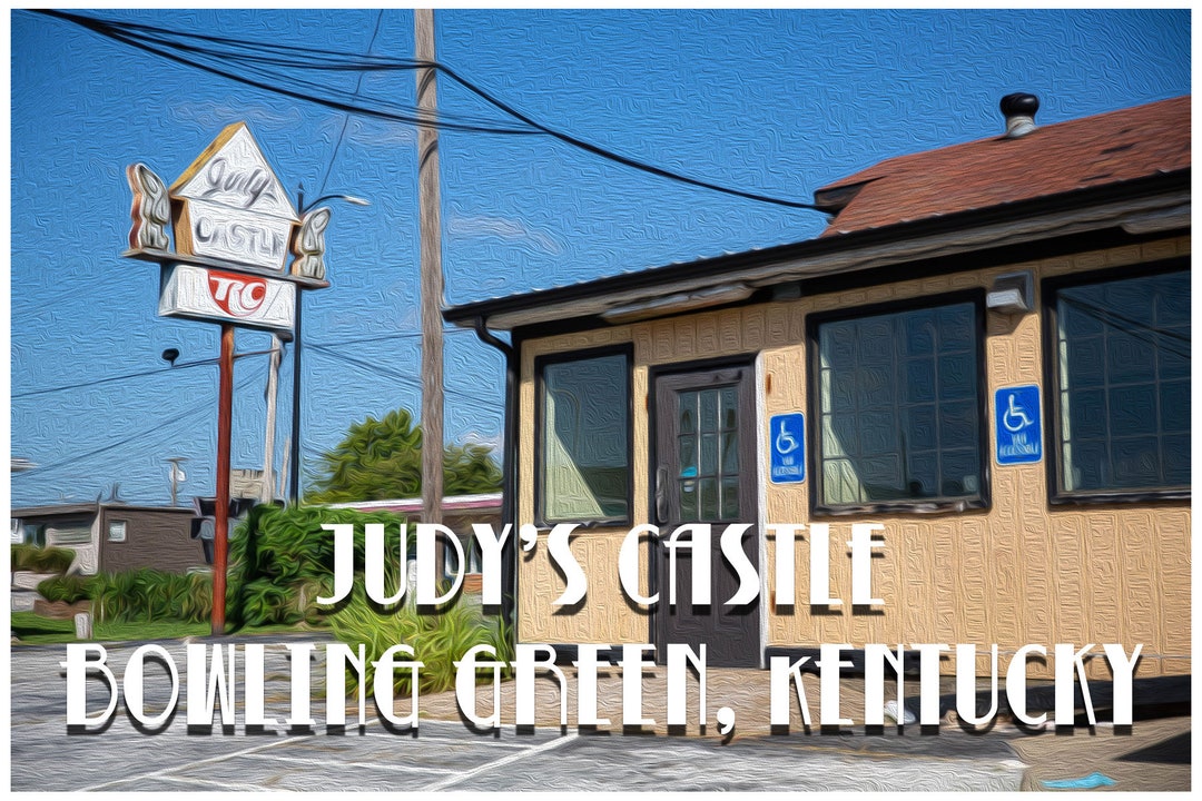 Bowling Green Vintage Postcard Judy's Castle Etsy