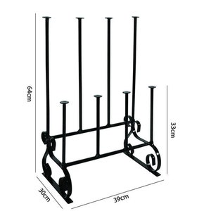 4-6 Pairs Garden Storage BOOT RACK Dryer Organiser Stand Welly Multipurpose Shoe Rack Wellington Boot Rack/ Boot Stand Indoor and outdoor image 7