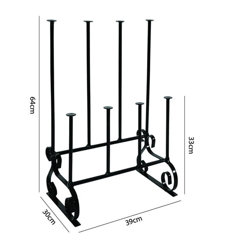 4-6 Pairs Garden Storage BOOT RACK Dryer Organiser Stand Welly Multipurpose Shoe Rack Wellington Boot Rack/ Boot Stand Indoor and outdoor image 7