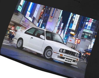 E30 ///M Retro Car Hoodie – 80s Euro Motorsport Sweatshirt