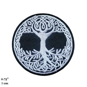 Yggdrasil Tree of Life Viking Mythology Symbol Thor Embroidered Iron On Patch