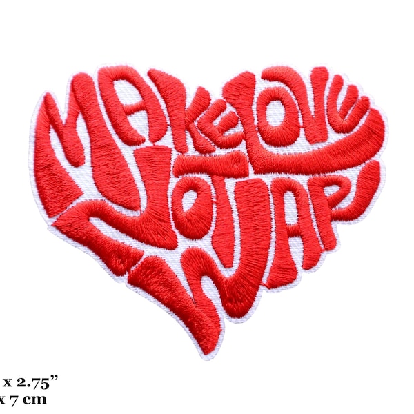 Make Love Not War - Etsy