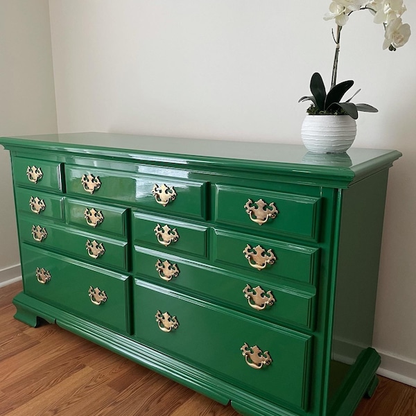Green Dresser Etsy