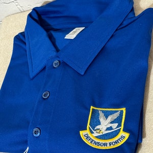 US Air Force Security Forces Golf Shirt, Embroidered Polo Shirt, Embroidered Golf Shirt