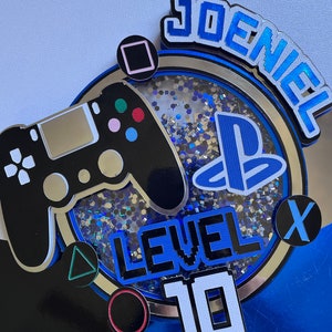 Video Game Cake Topper/ Gaming Cake Topper/ Video Game Birthday/Gaming Birthday Party/ Gamer Cake Topper/ Video Game Theme/ Gaming Party