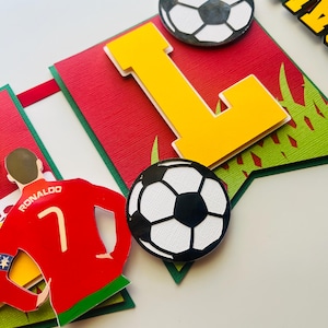 Soccer Birthday Banner, Sports Party Decor