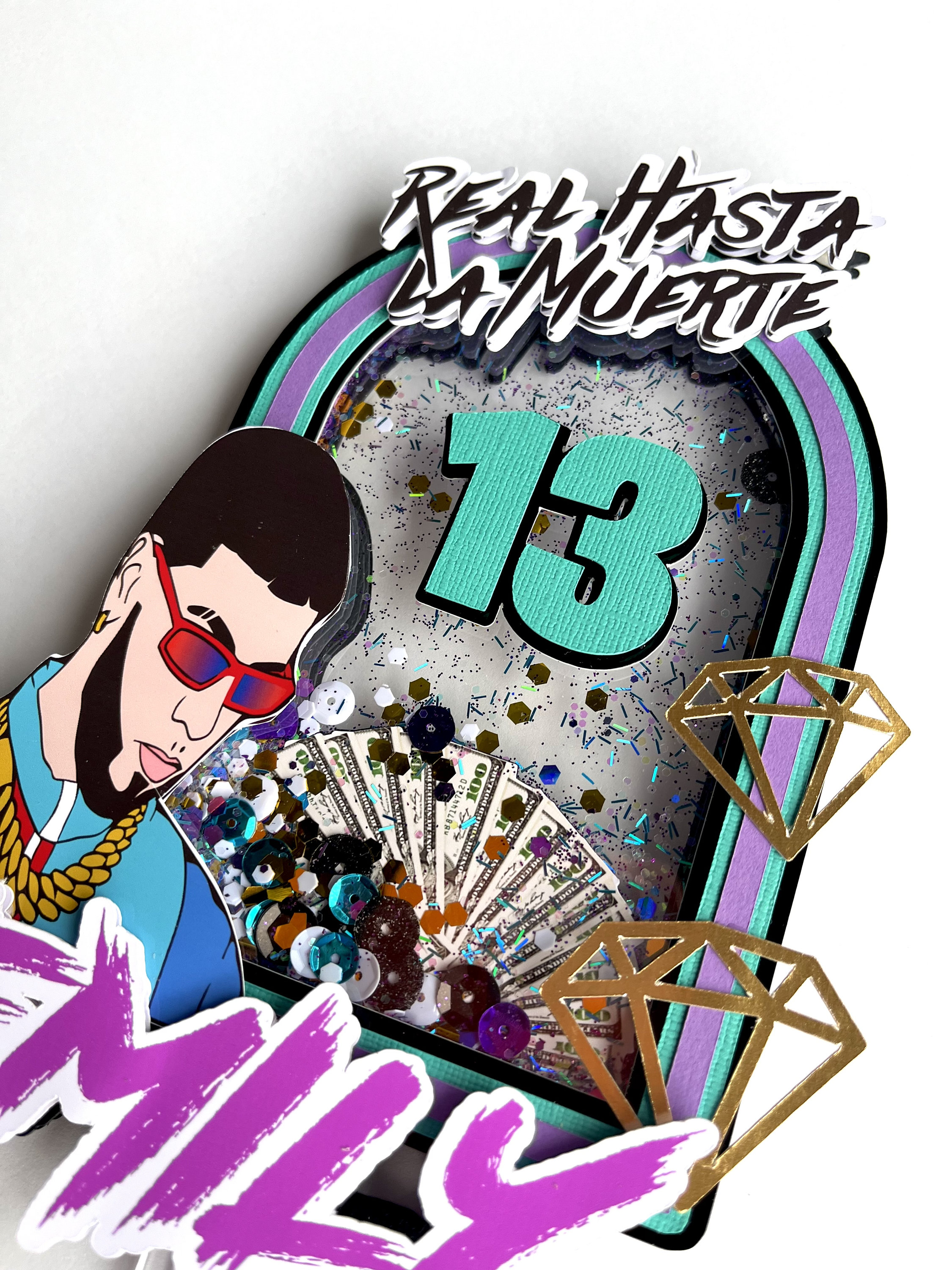 Anuel AA Cake Topper Anuel Birthday Decor Anuel Birthday - Etsy