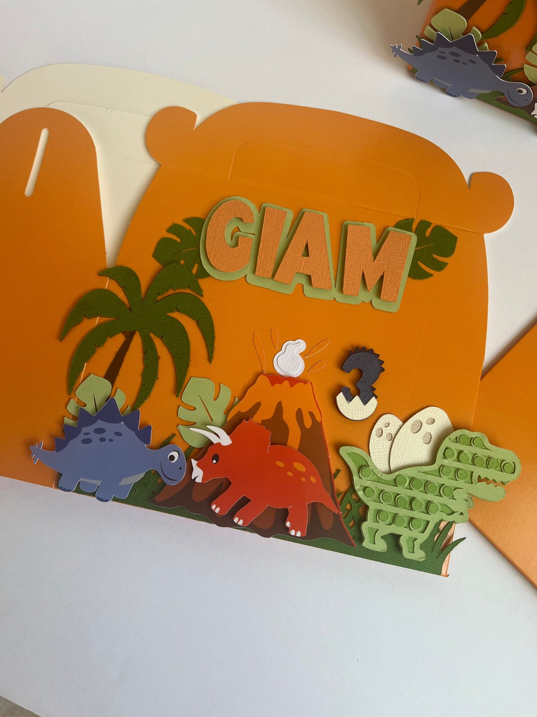 Dinosaur Box, Dinosaur Party Favor Box, Dinosaur Birthday, Dinosaur