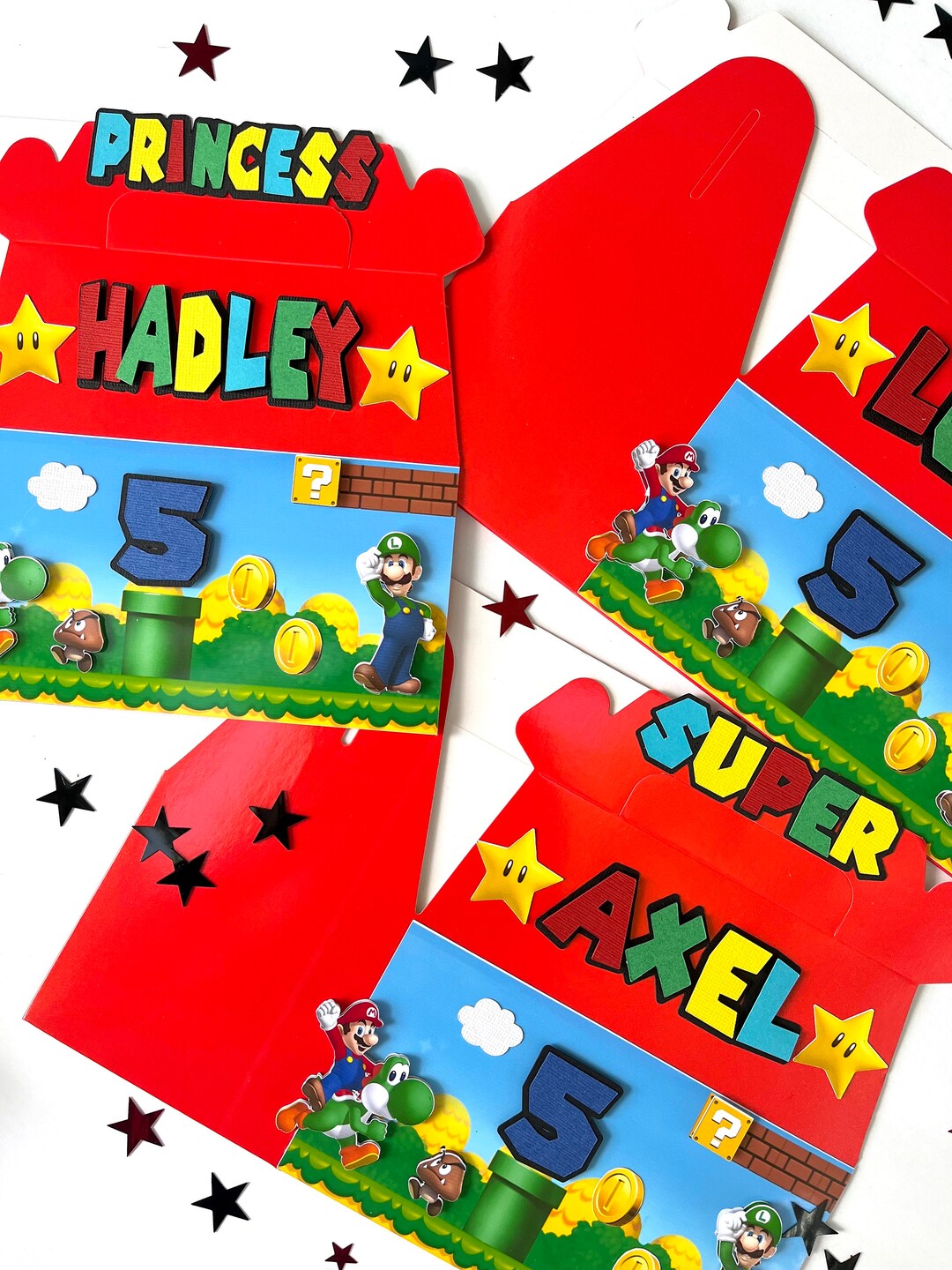 Super Mario Box, Mario Bros Box, Super Mario Birthday, Mario Bros