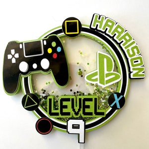 Video Game Cake Topper, Gaming Cake Topper,  Video Game Birthday, Gaming Birthday Party, Gamer Cake Topper,  Gamer Birthday, Gaming Party