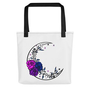 Subtle Bi Bag Subtle Bi Pride Tote Bag, Produce Bag, Aesthetic Tote Bag, Reusable ...