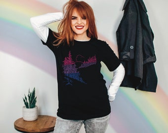 Bi Shirt, Subtle Bi Pride Shirt, Bisexual T Shirt, Bisexual Graphic Tee, Pride Month Shirt, Discreet Bi Shirt, Queer Shirt, Bi Theme
