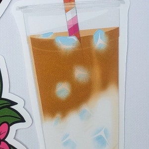 Lesbian Iced Coffee Sticker