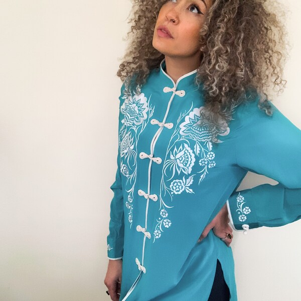 Bob Mackie Wearable Art Blouse Etsy