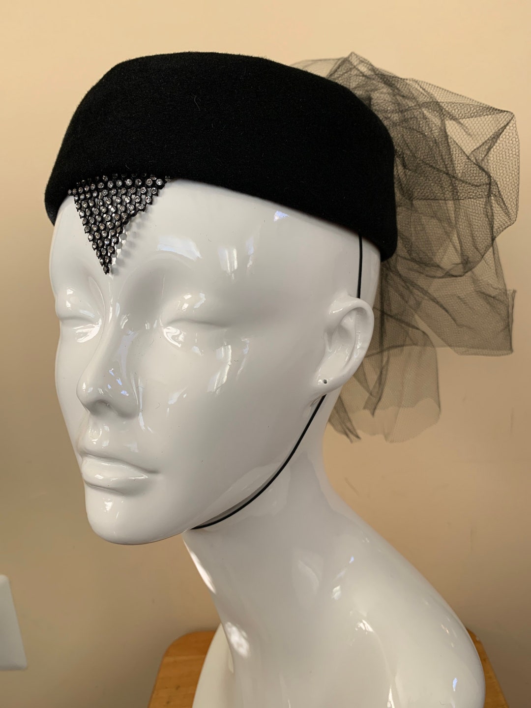 Vintage 60s Adolfo Ll Cocktail Party Hat Etsy