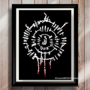 Astarion Infernal Scars Cross Stitch Pattern