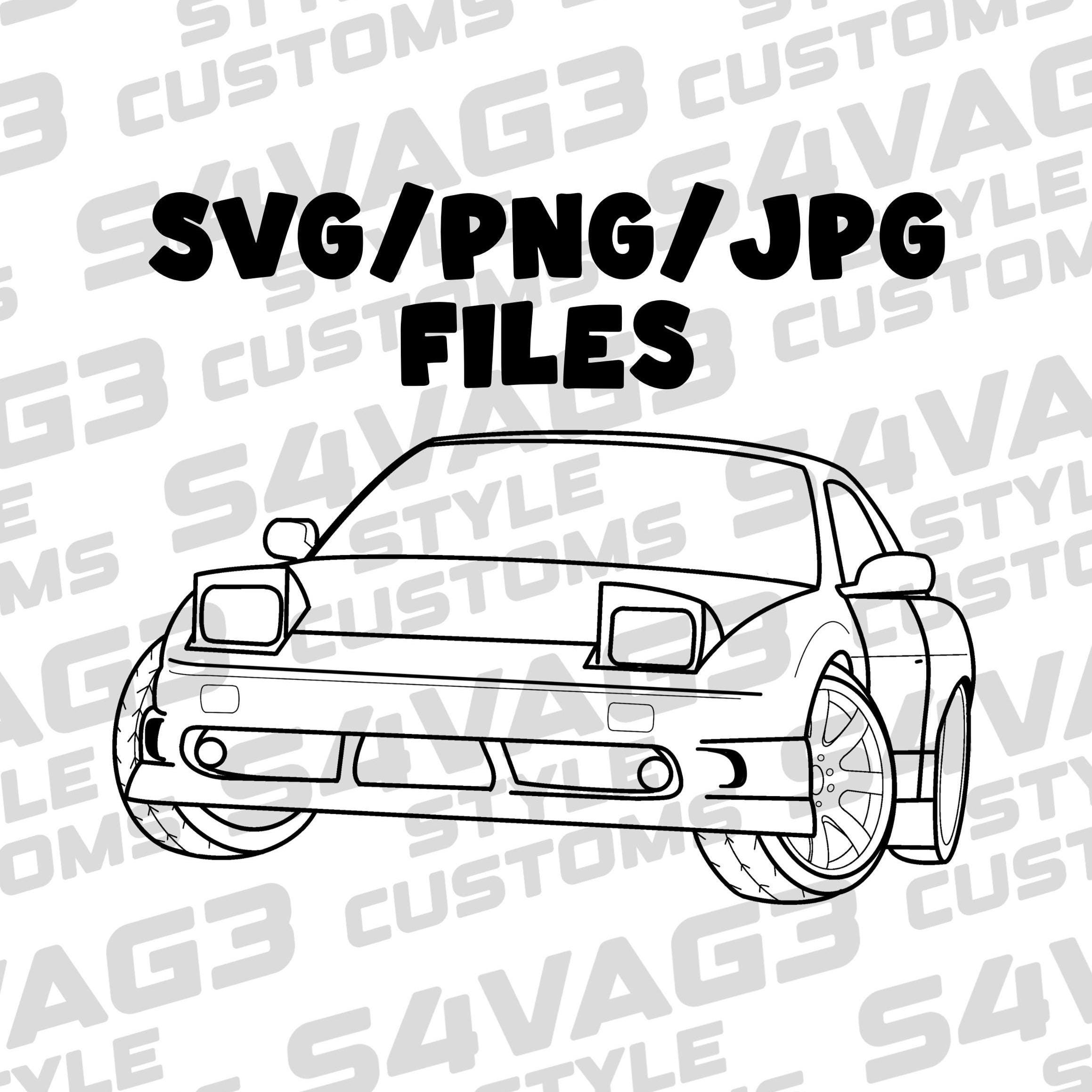 180 Sx Svg - Etsy