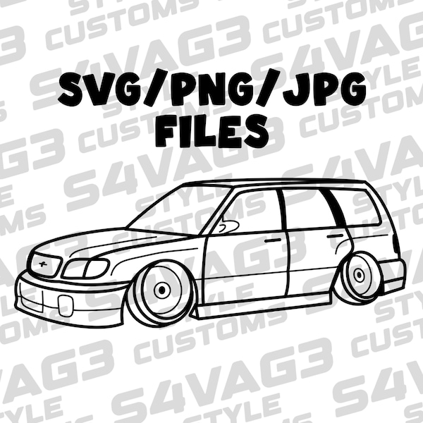 Subaru Forester SVG JDM Stance