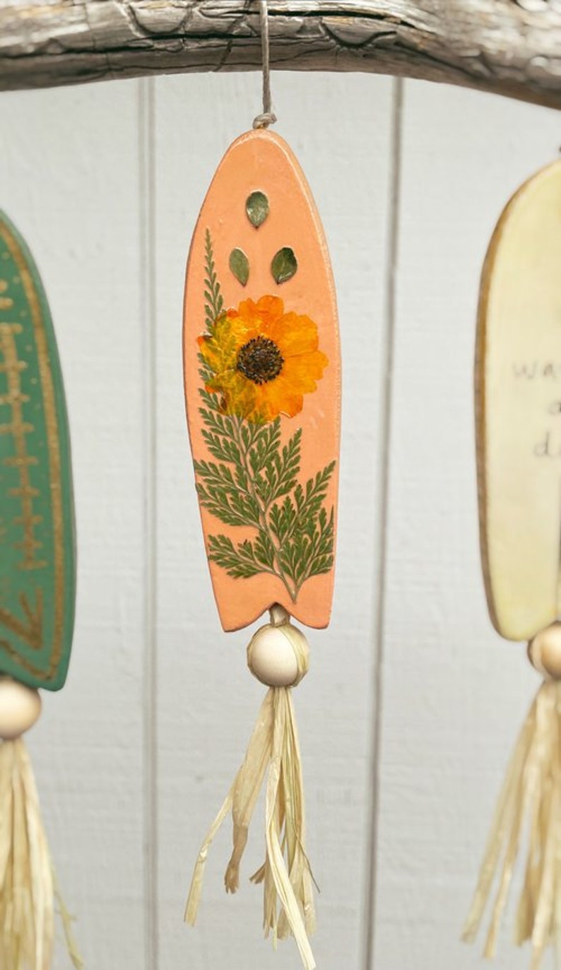 Surfboard Air Freshener Essential Oil Air Freshener Car Charm Boho Air Freshener Surf Vibe