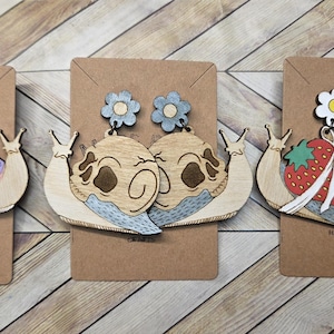 Whimsical Snail Earrings