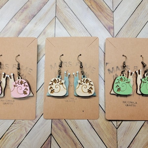 Snail Dangle Earrings