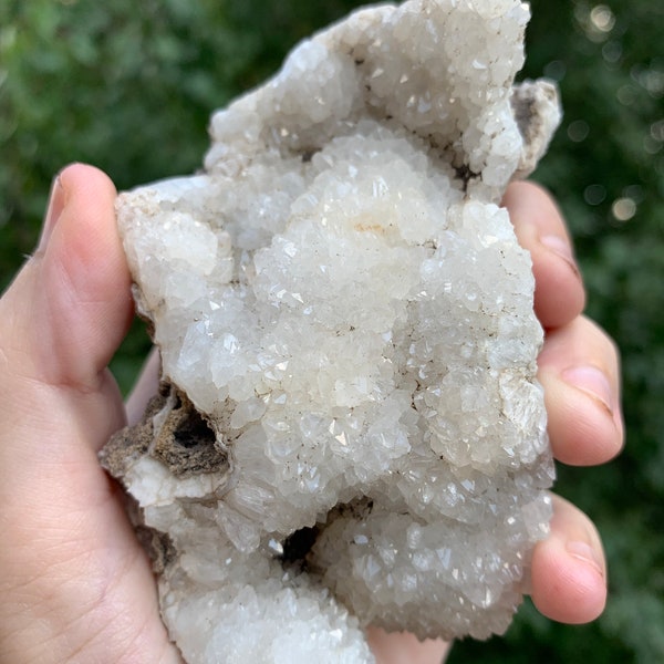 Beautiful Missouri drusy (druzy) quartz specimen
