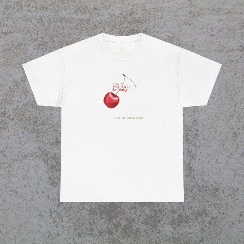 Camiseta gráfica musical "Cherry Don't You Call Me Baby", unisex, de banda, vintage, de concierto, regalo para amantes de la música, retro, rockera imagen 2